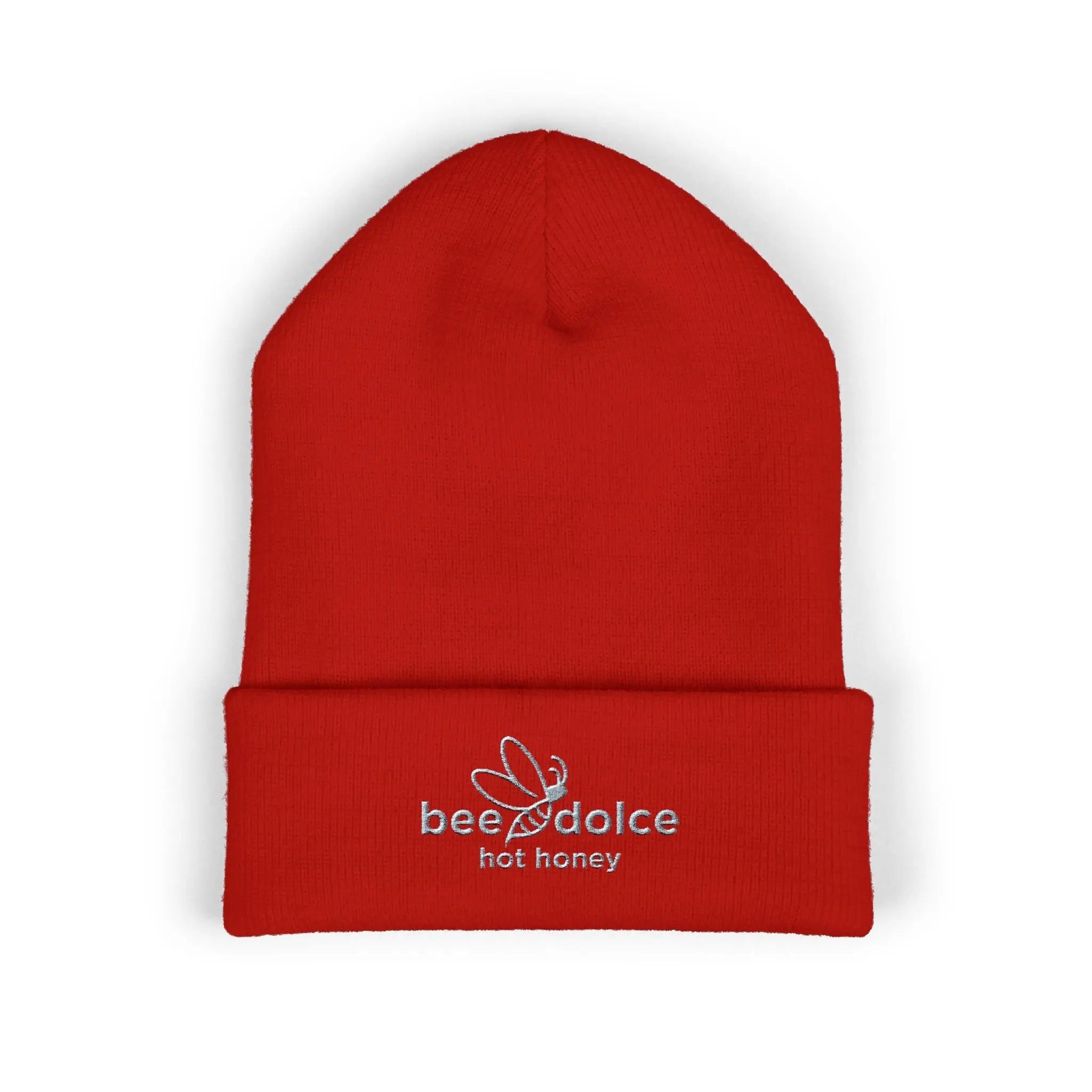 Embroidered Logo Cuffed Beanie Printify