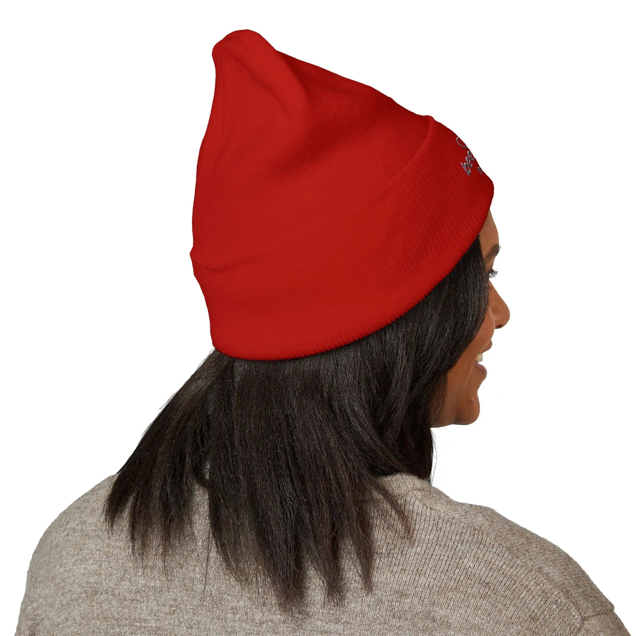 Embroidered Logo Cuffed Beanie Printify