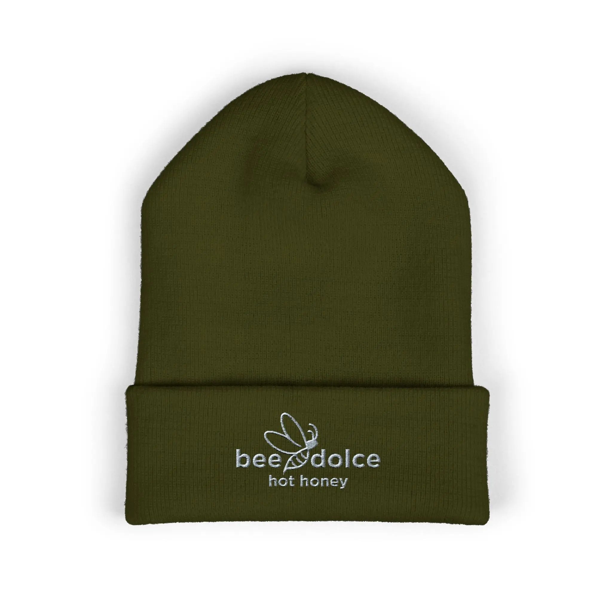 Embroidered Logo Cuffed Beanie Printify