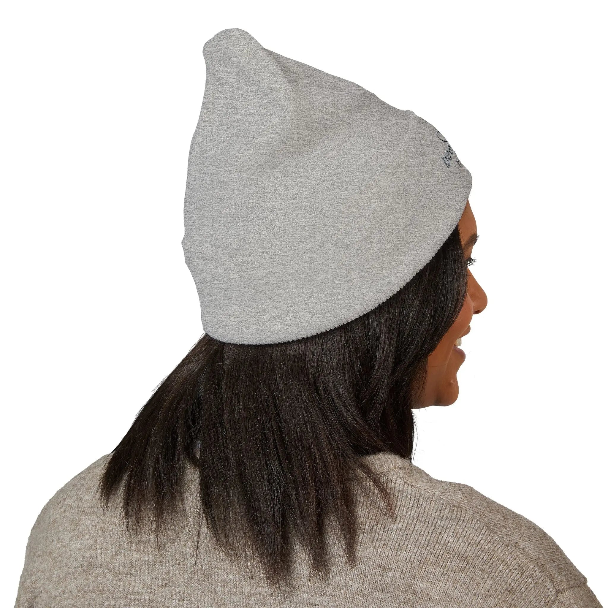 Embroidered Logo Cuffed Beanie Printify