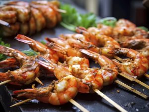 Roasted Shrimp Skewers